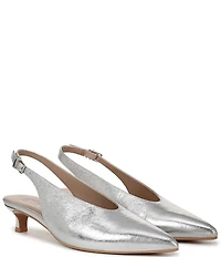 Naturalizer Nicolette Leather Slingback Kitten Heel Pumps