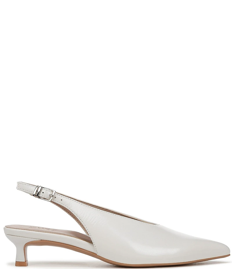 Naturalizer Nicolette Patent Leather Slingback Kitten Heel Pumps