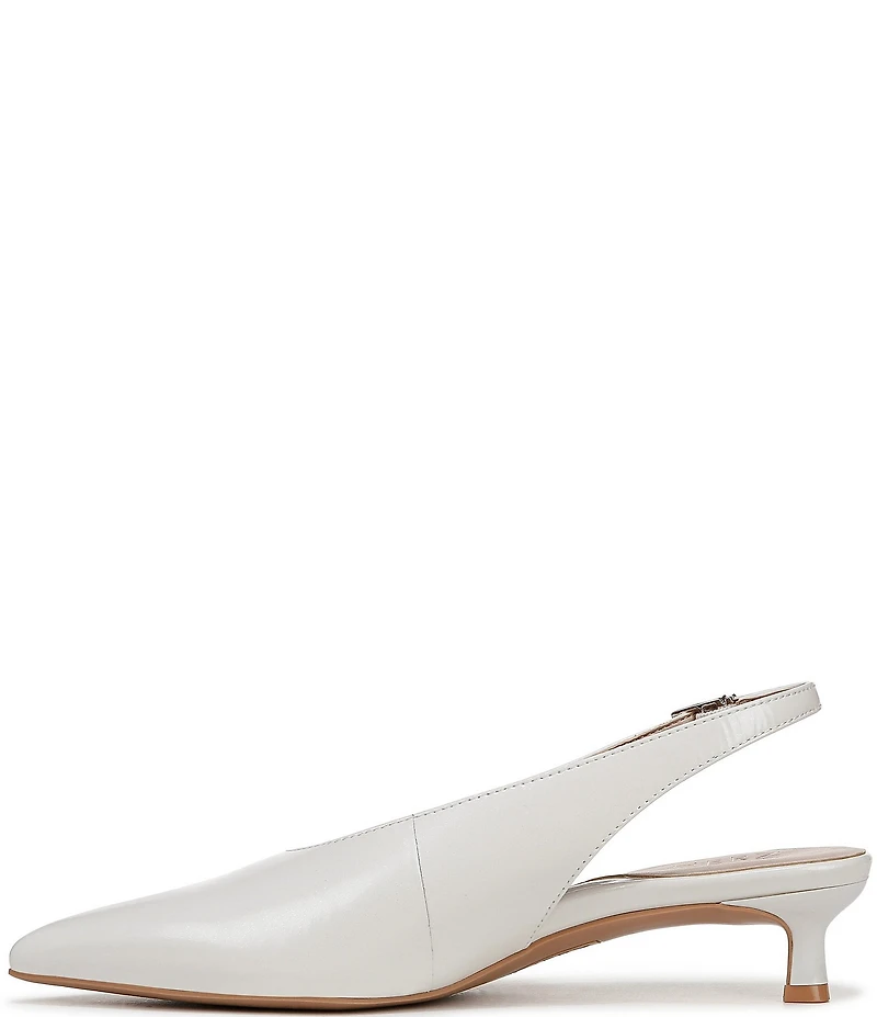Naturalizer Nicolette Patent Leather Slingback Kitten Heel Pumps