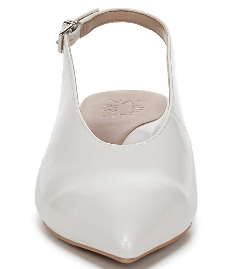 Naturalizer Nicolette Patent Leather Slingback Kitten Heel Pumps