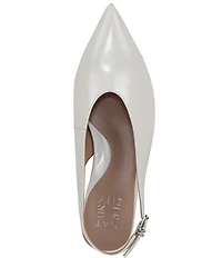 Naturalizer Nicolette Patent Leather Slingback Kitten Heel Pumps