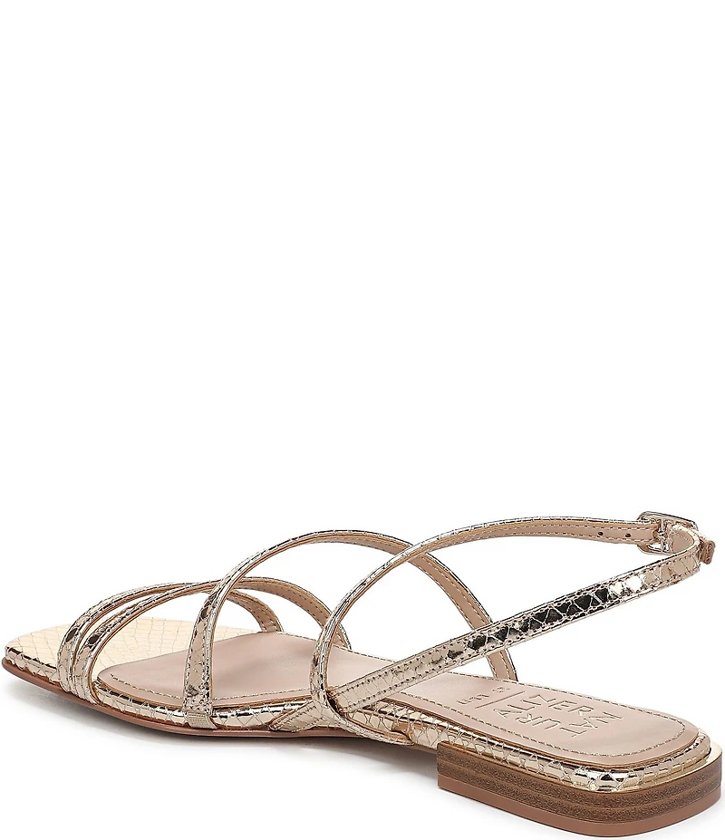 Naturalizer Nillie Leather Strappy Slingback Casual Sandals
