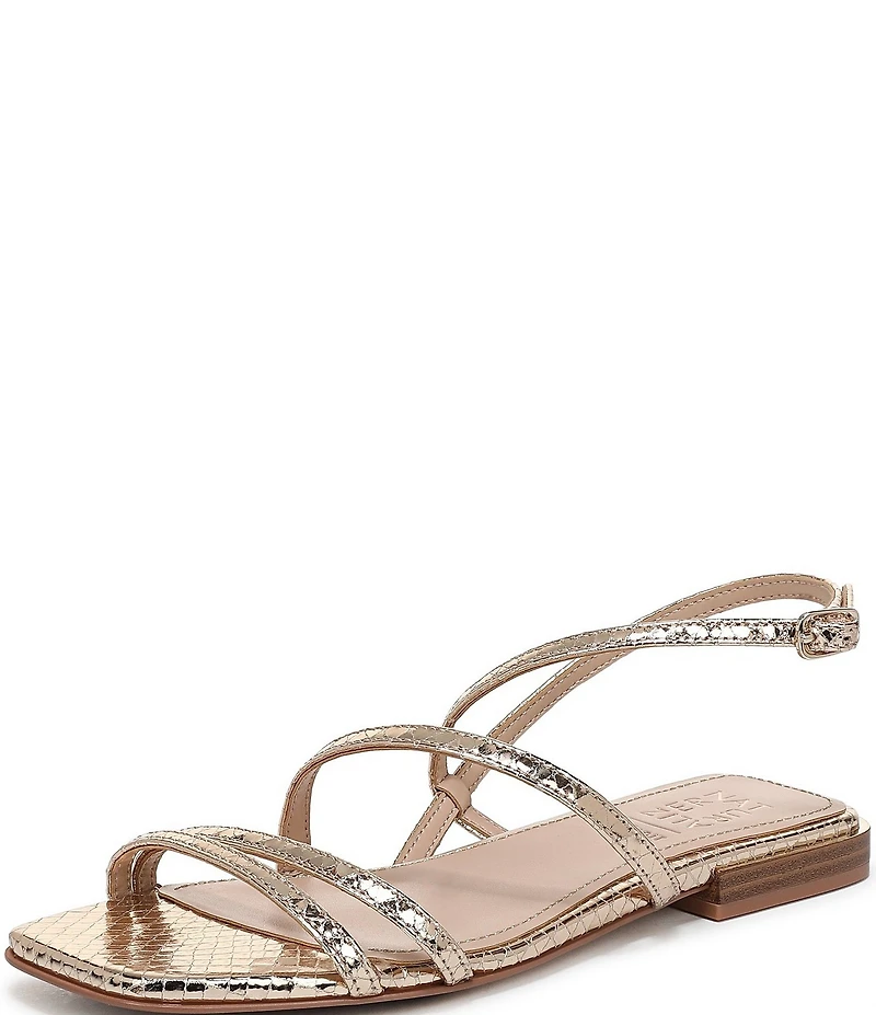 Naturalizer Nillie Leather Strappy Slingback Casual Sandals