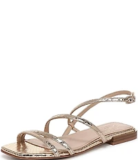 Naturalizer Nillie Leather Strappy Slingback Casual Sandals