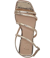 Naturalizer Nillie Leather Strappy Slingback Casual Sandals