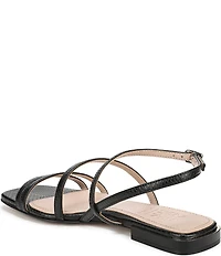 Naturalizer Nillie Snake Embossed Strappy Slingback Casual Sandals
