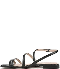 Naturalizer Nillie Snake Embossed Strappy Slingback Casual Sandals
