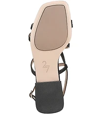 Naturalizer Nillie Snake Embossed Strappy Slingback Casual Sandals