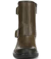 Naturalizer Optimus Leather D-Ring Hardware Ankle Booties