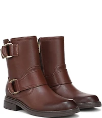 Naturalizer Optimus Leather D-Ring Hardware Ankle Booties