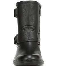 Naturalizer Optimus Leather D-Ring Hardware Ankle Booties