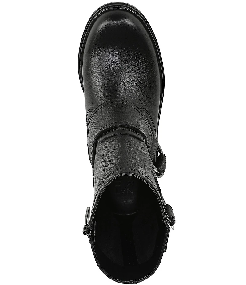 Naturalizer Optimus Leather D-Ring Hardware Ankle Booties