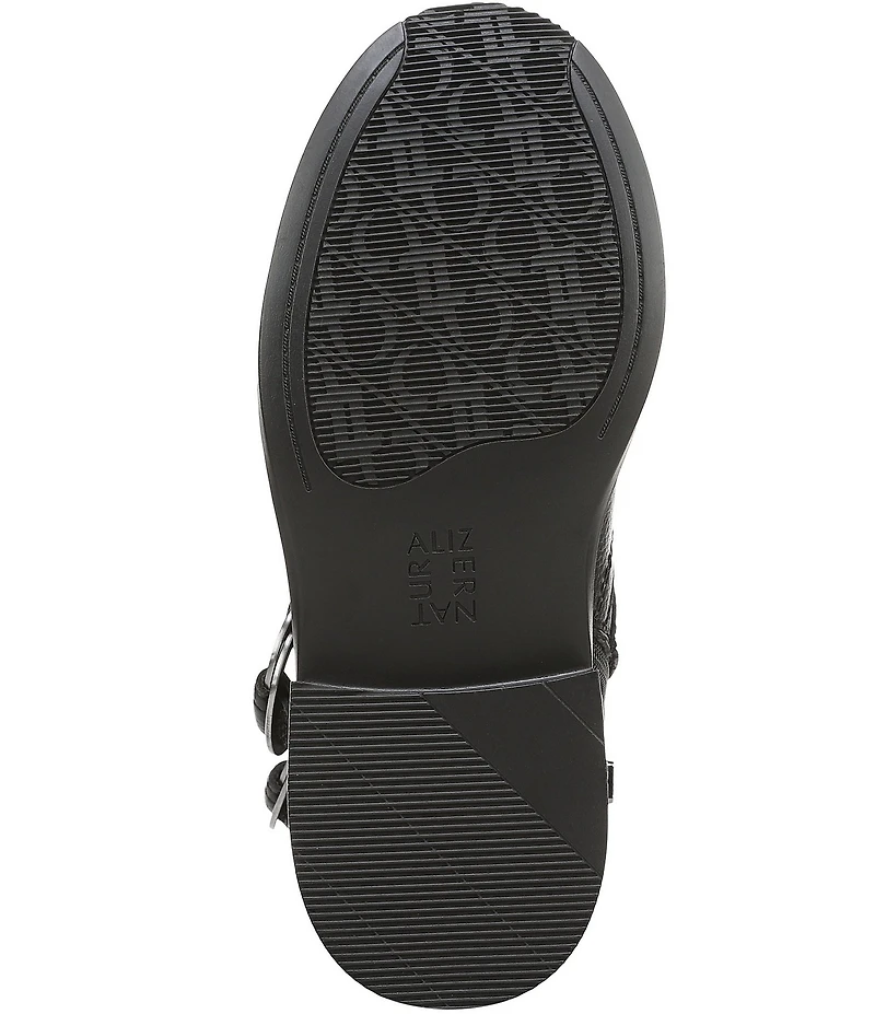 Naturalizer Optimus Leather D-Ring Hardware Ankle Booties