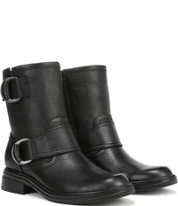 Naturalizer Optimus Leather D-Ring Hardware Ankle Booties