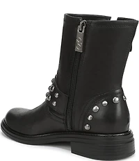 Naturalizer Optimus Stud Leather Hardware Ankle Booties