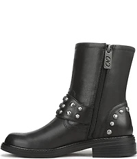 Naturalizer Optimus Stud Leather Hardware Ankle Booties