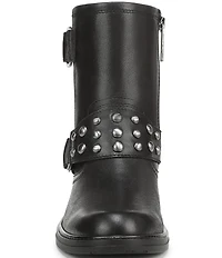 Naturalizer Optimus Stud Leather Hardware Ankle Booties