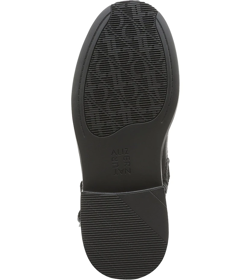 Naturalizer Optimus Stud Leather Hardware Ankle Booties