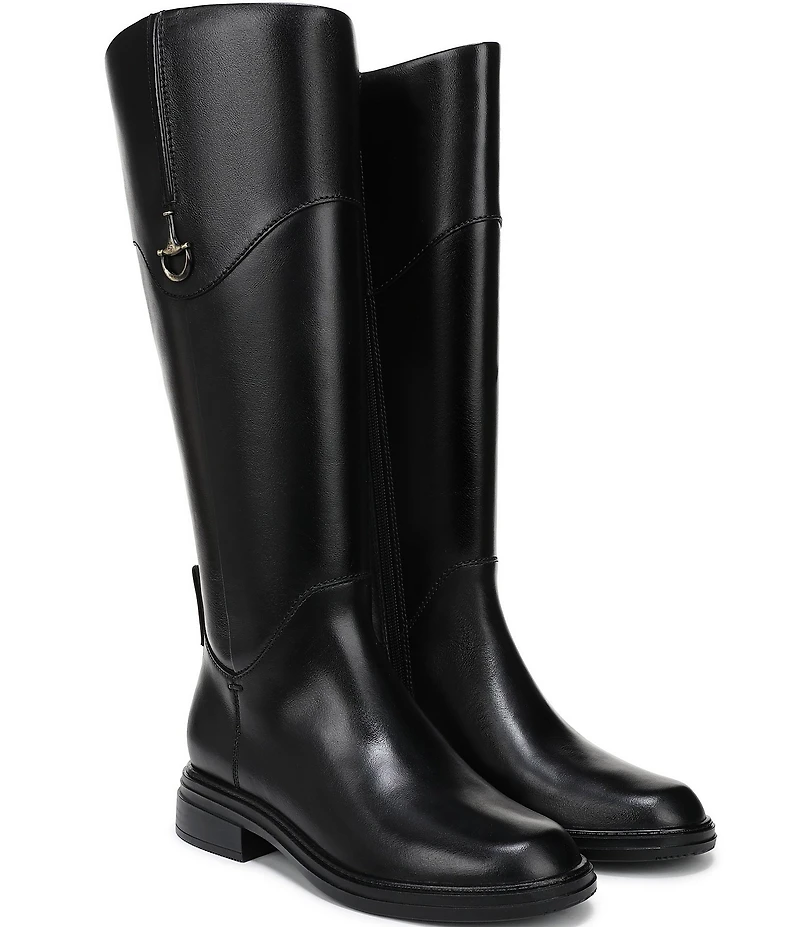 Naturalizer 27 EDIT Oslo Leather Bit Hardware Tall Boots