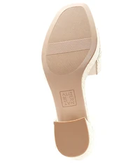 Naturalizer Pearlyn Raffia Ankle Strap Platform Dress Sandals