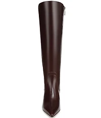 Naturalizer Pepper Leather Kitten Heel Tall Dress Boots