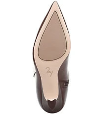 Naturalizer Pepper Leather Kitten Heel Tall Dress Boots