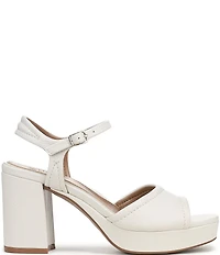 Naturalizer Petra Leather Ankle Wrap Platform Dress Sandals