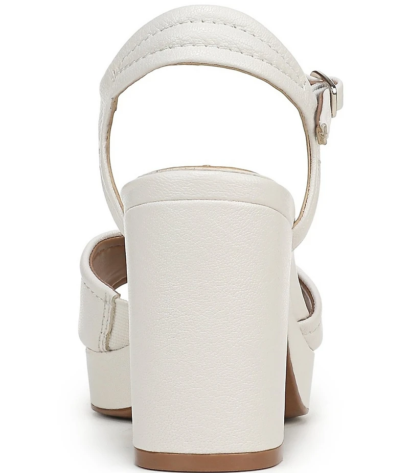 Naturalizer Petra Leather Ankle Wrap Platform Dress Sandals