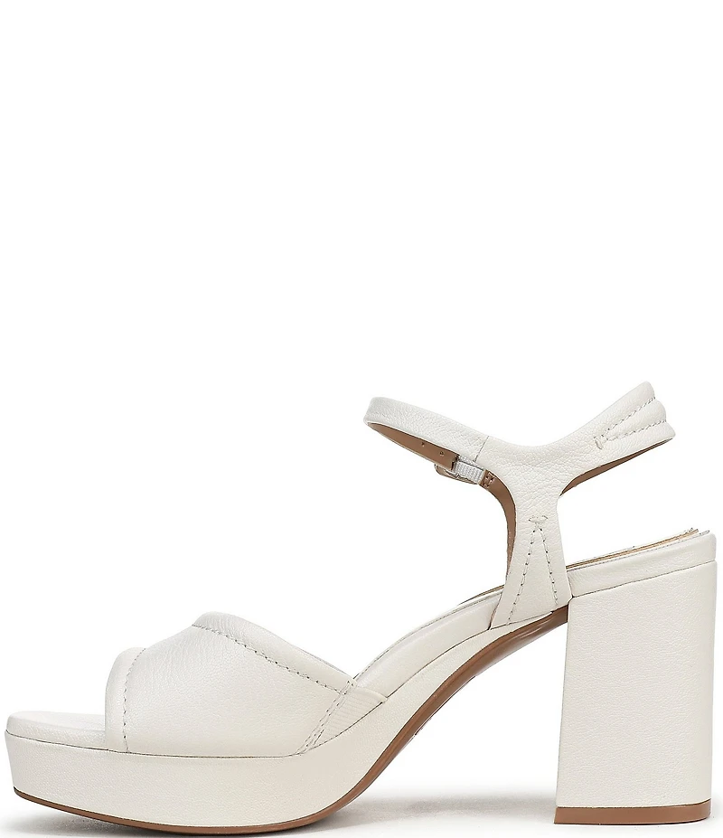 Naturalizer Petra Leather Ankle Wrap Platform Dress Sandals