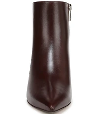 Naturalizer Patrese Leather Pointed Toe Kitten Heel Dress Booties