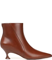 Naturalizer Patrese Leather Pointed Toe Kitten Heel Dress Booties