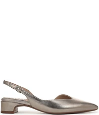 Naturalizer Rhett Metallic Leather Pointed Toe Slingback Pumps