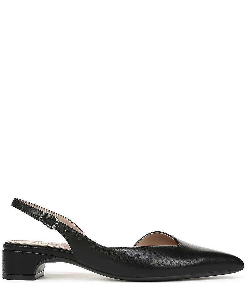 Naturalizer Rhett Metallic Leather Pointed Toe Slingback Pumps