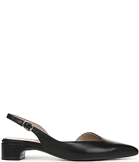 Naturalizer Rhett Metallic Leather Pointed Toe Slingback Pumps