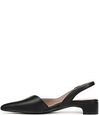 Naturalizer Rhett Metallic Leather Pointed Toe Slingback Pumps