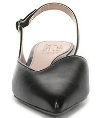 Naturalizer Rhett Metallic Leather Pointed Toe Slingback Pumps
