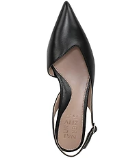Naturalizer Rhett Metallic Leather Pointed Toe Slingback Pumps