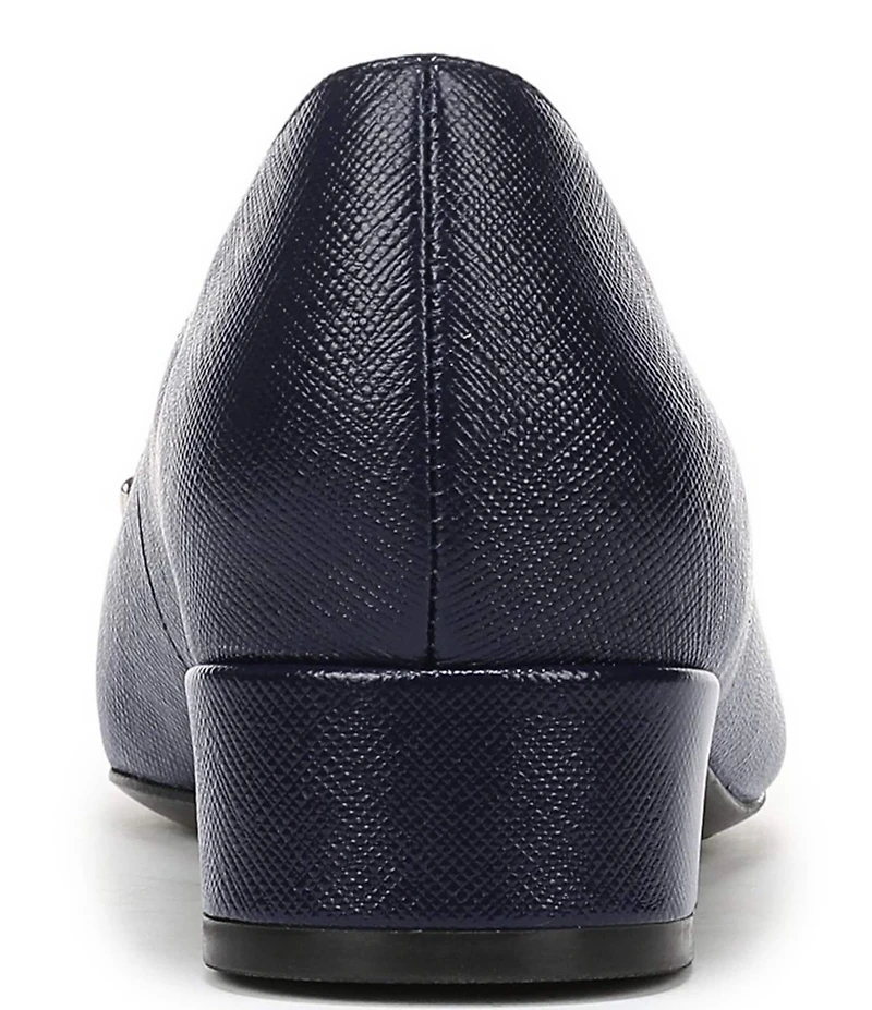 Naturalizer Rumi Embossed Leather Twist Bar Pointed Toe Pumps