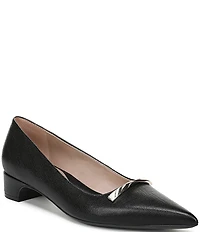 Naturalizer Rumi Embossed Leather Twist Bar Pointed Toe Pumps