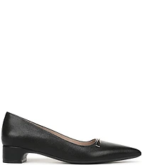 Naturalizer Rumi Embossed Leather Twist Bar Pointed Toe Pumps