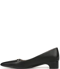 Naturalizer Rumi Embossed Leather Twist Bar Pointed Toe Pumps