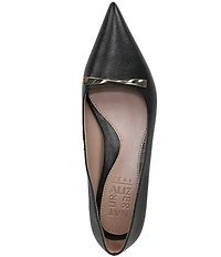 Naturalizer Rumi Embossed Leather Twist Bar Pointed Toe Pumps