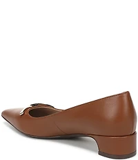 Naturalizer Rumi Leather Twist Bar Pointed Toe Pumps