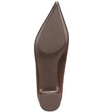 Naturalizer Rumi Suede Twist Bar Pointed Toe Pumps