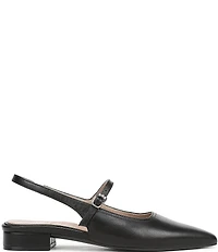 Naturalizer Sadie Leather Slingback Mary Jane Pointed Toe Flat Mules