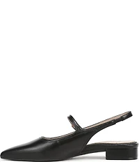 Naturalizer Sadie Leather Slingback Mary Jane Pointed Toe Flat Mules