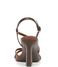 Naturalizer Sanza Embossed Snake Strappy Dress Sandals