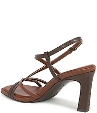 Naturalizer Sanza Embossed Snake Strappy Dress Sandals