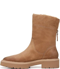 Naturalizer Sense Suede Faux Fur Lined Booties