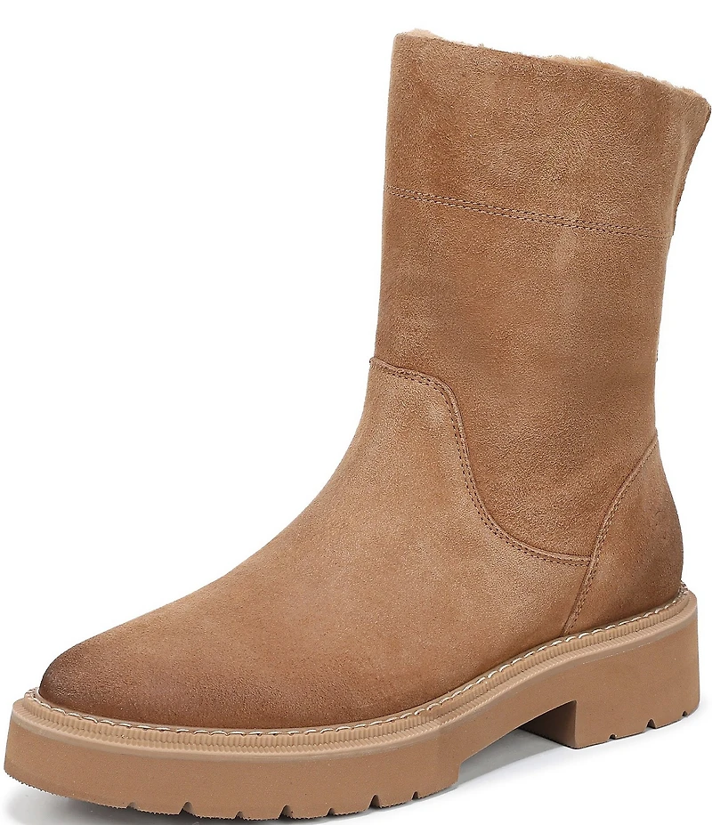 Naturalizer Sense Suede Faux Fur Lined Booties